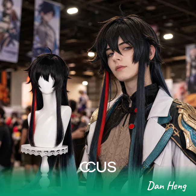 HSR : Dan Heng Cosplay Wig