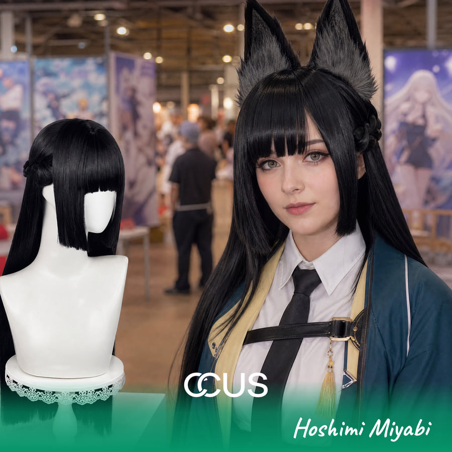 Zzz : Hoshimi Miyabi Cosplay Wig
