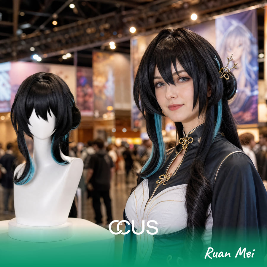 Hsr : Ruan Mei Cosplay Wig