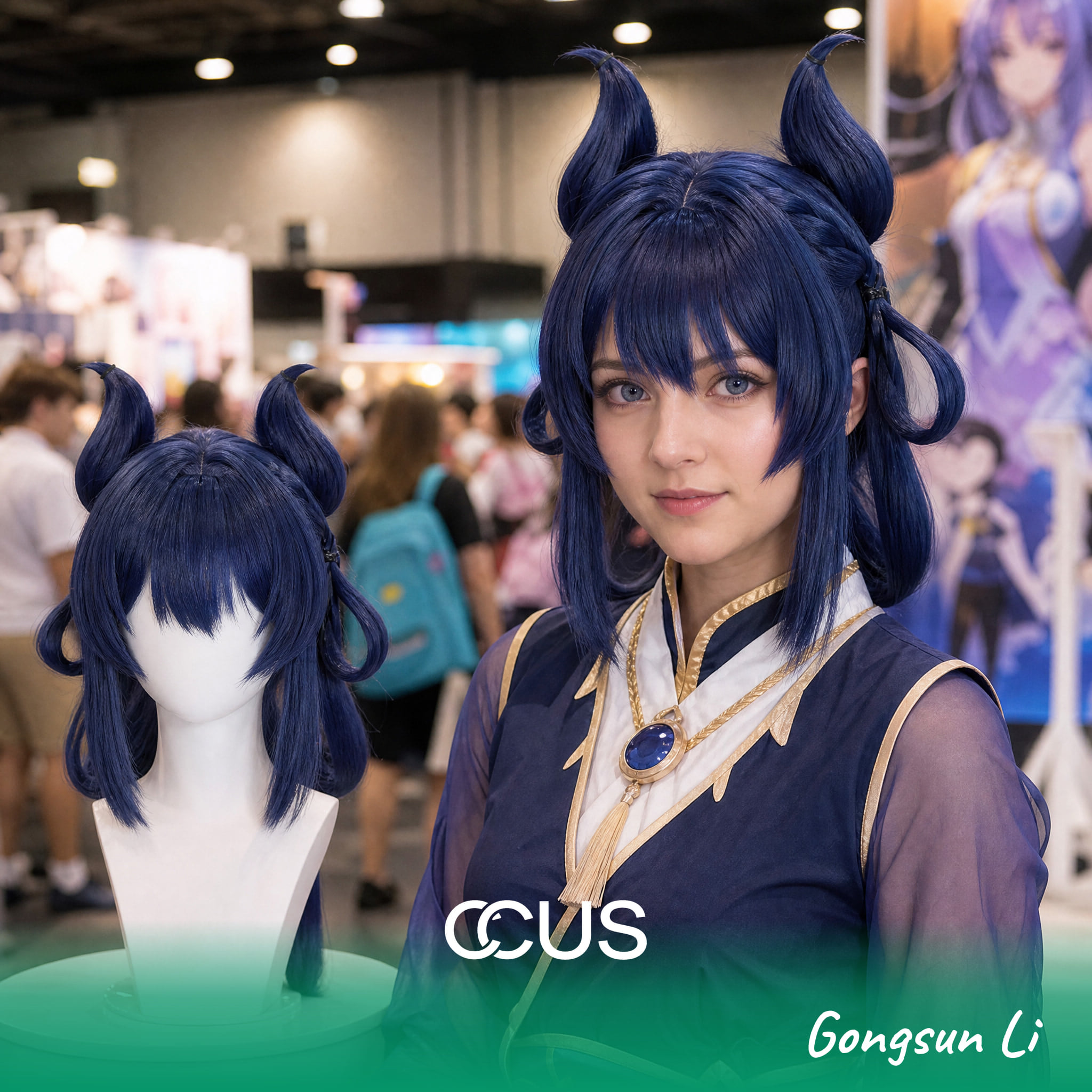 Gongsun Li Cosplay Wig - Ccus Eyewear · Premium Colored Contacts Gongsun Li Cosplay Wig
