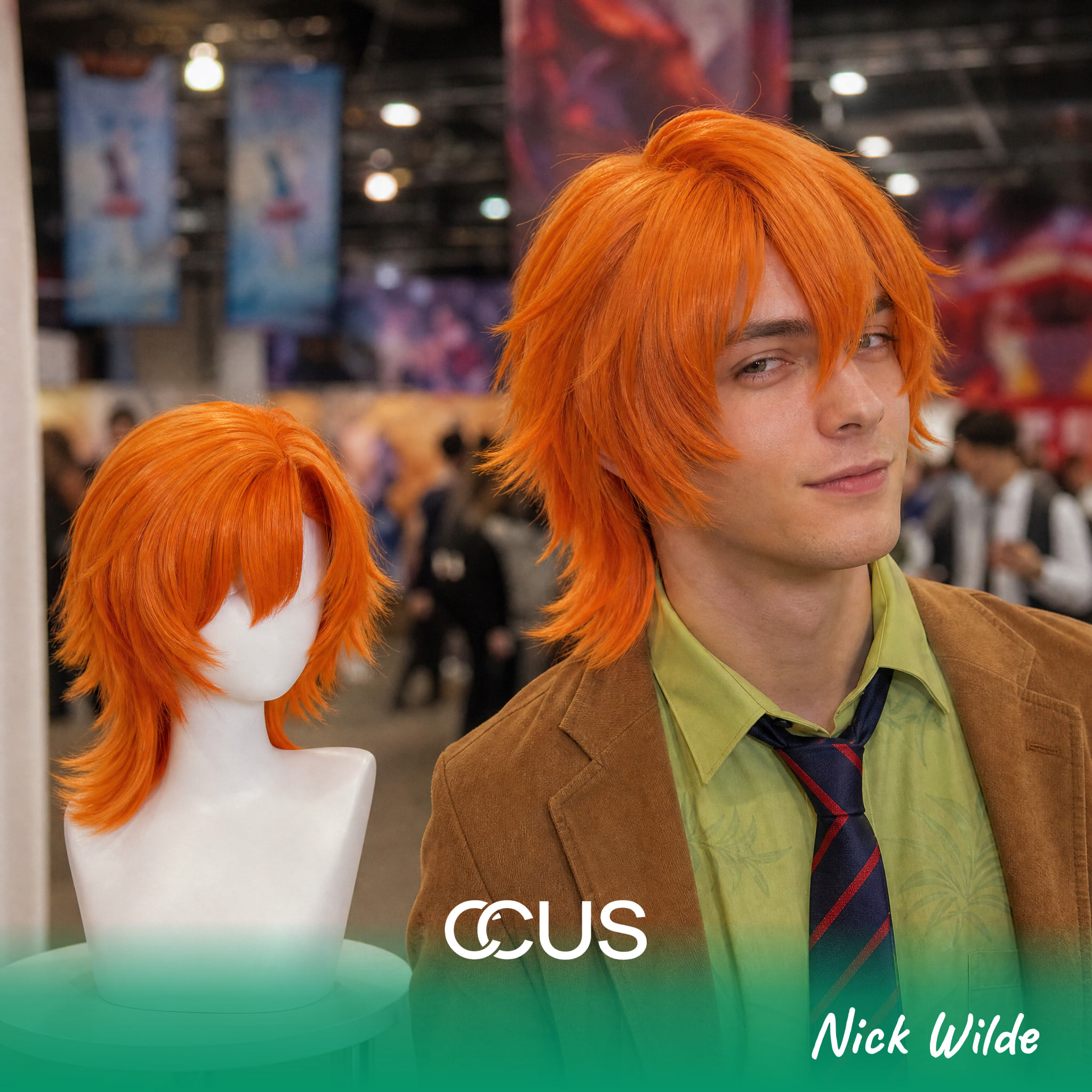 Nick Wilde Cosplay Wig