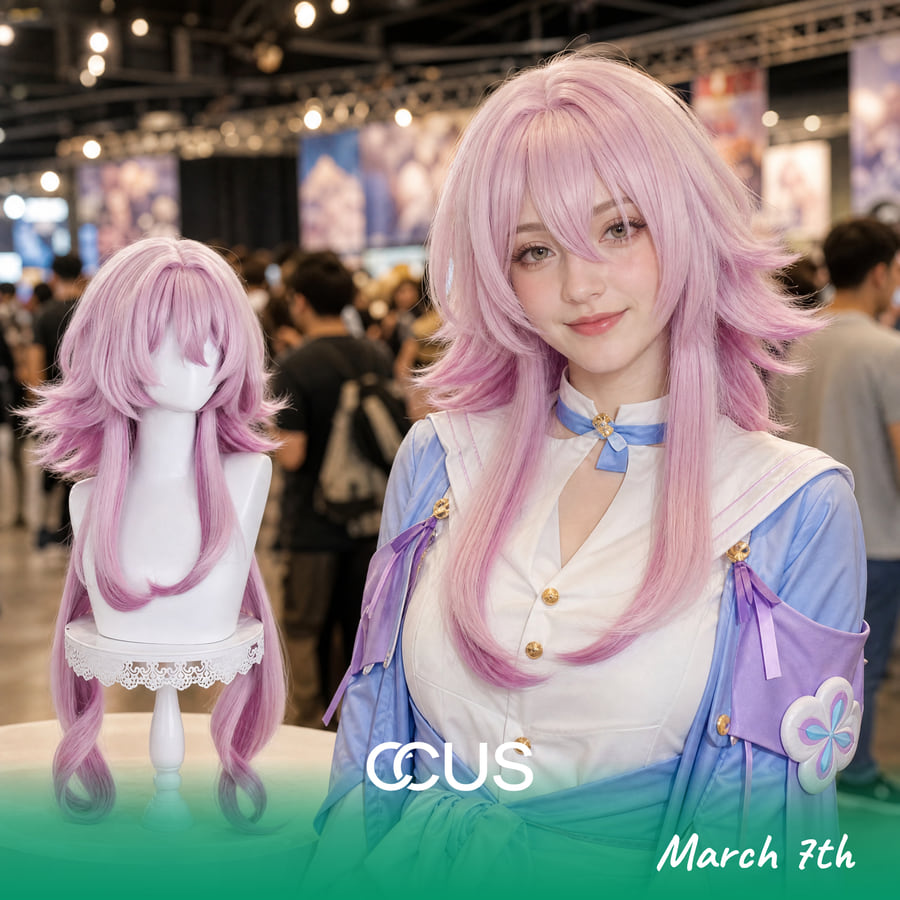 Hsr : March 7Th Cosplay Wig