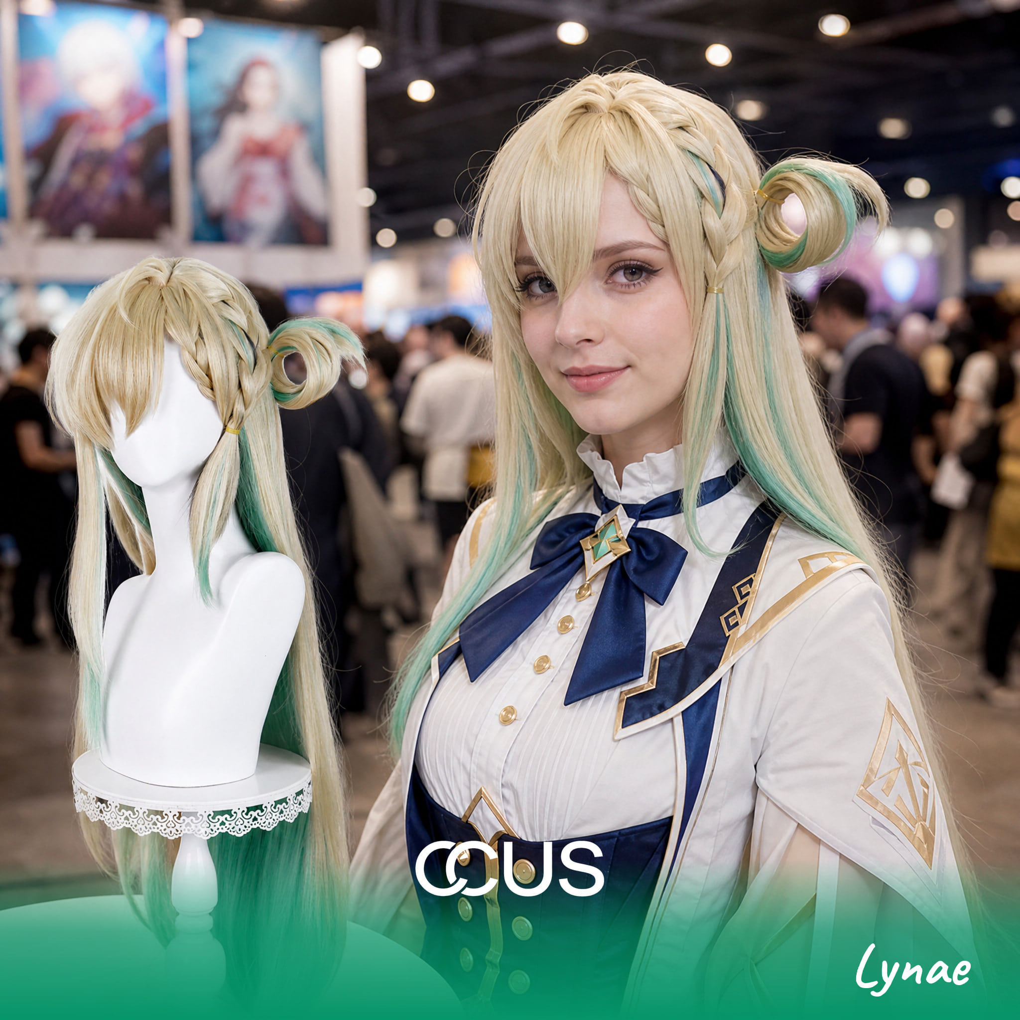 Wuwa : Lynae Cosplay Wig