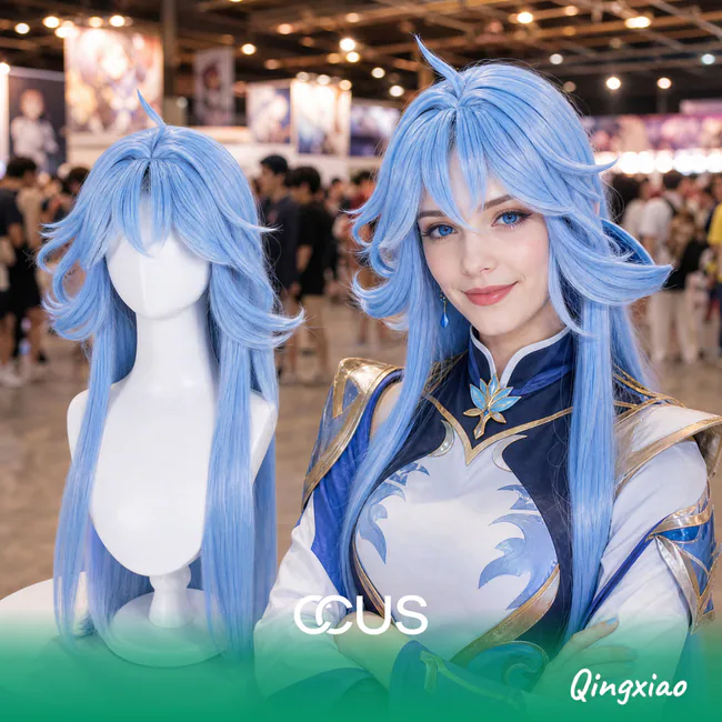 Wuwa : Qingxiao Cosplay Wig
