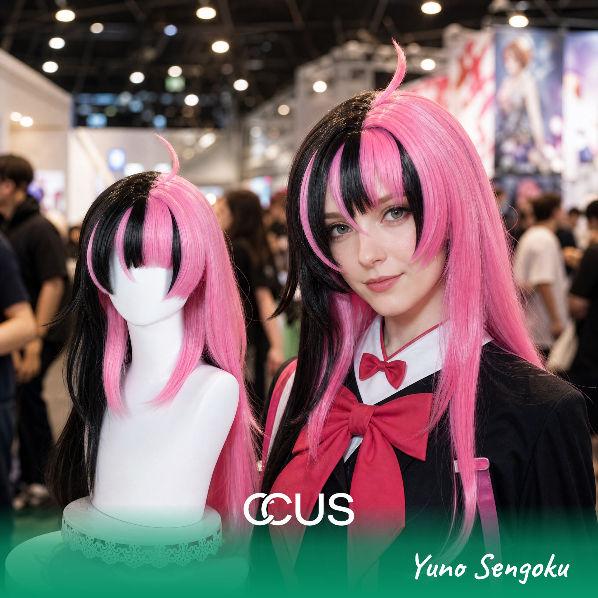 Yuno Sengoku Cosplay Wig