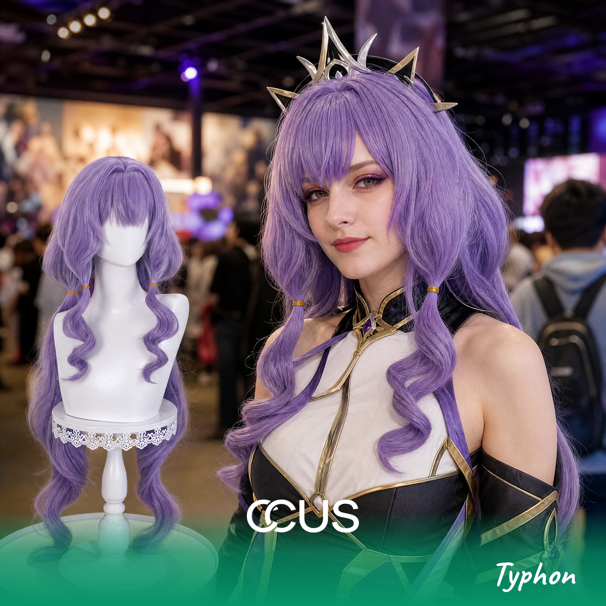 Ak : Typhon Cosplay Wig