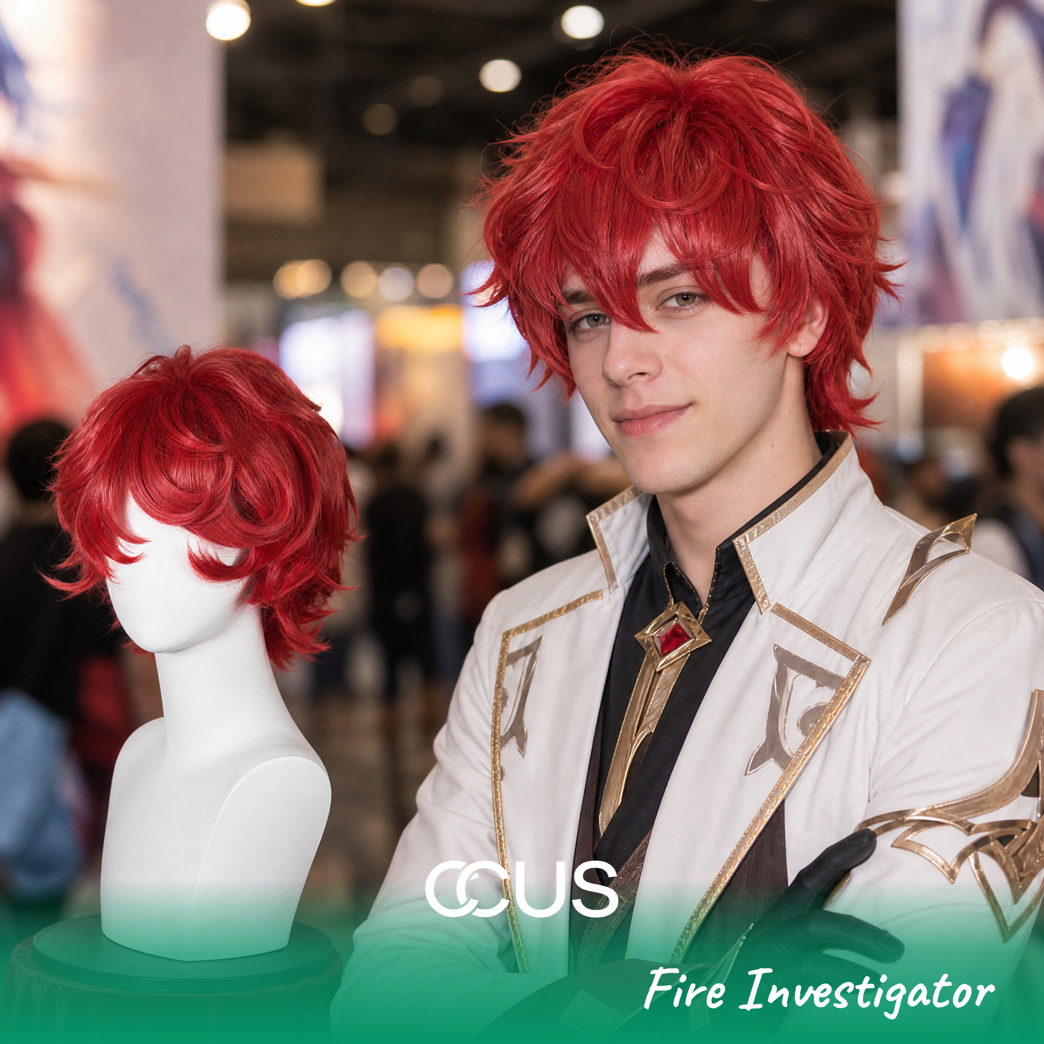 Idv : Fire Investigator Cosplay Wig - Ccus Eyewear · Premium Colored Contacts Idv : Fire Investigator Cosplay Wig
