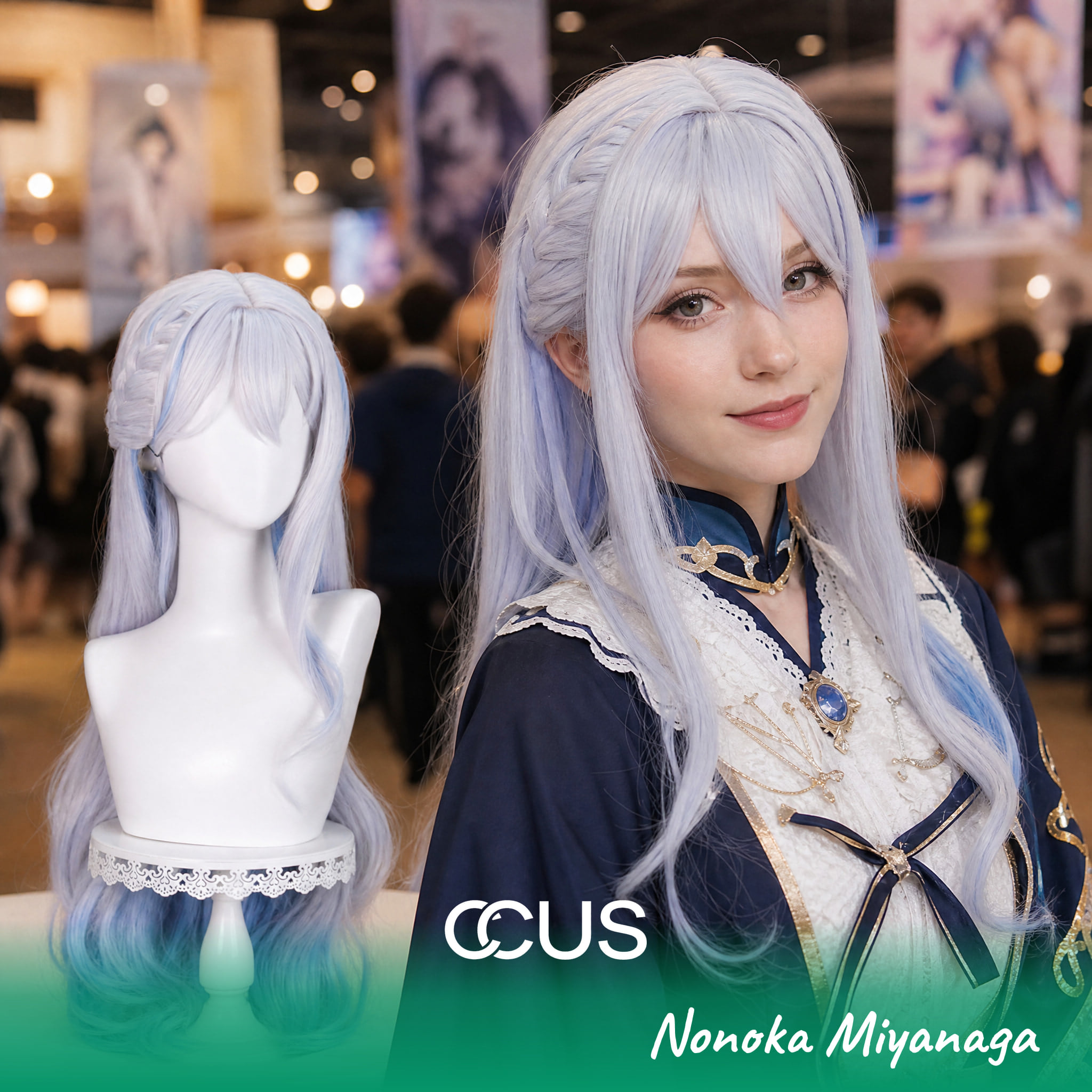 Nonoka Miyanaga Cosplay Wig
