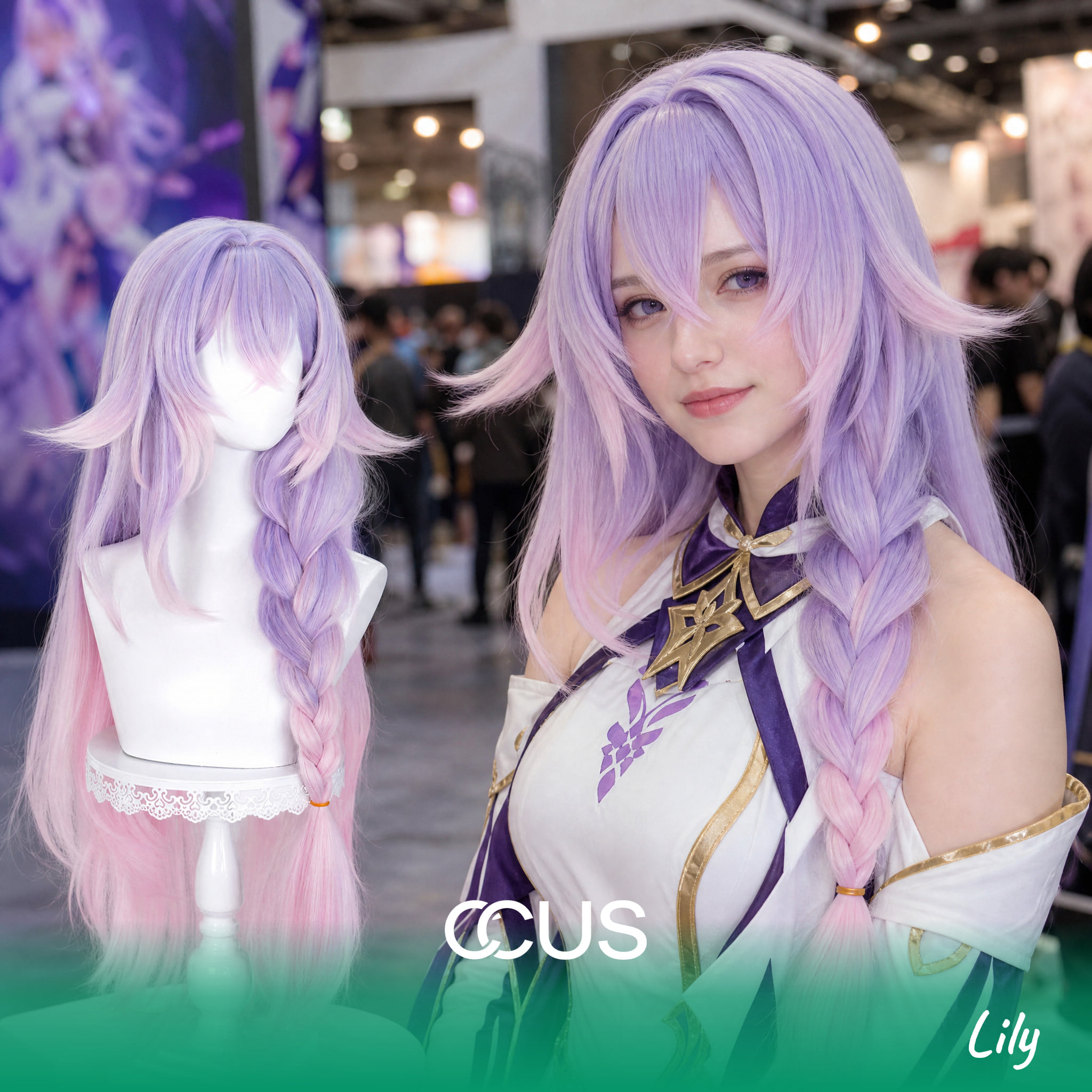 Wuwa : Lily Cosplay Wig - Ccus Eyewear · Premium Colored Contacts Wuwa : Lily Cosplay Wig
