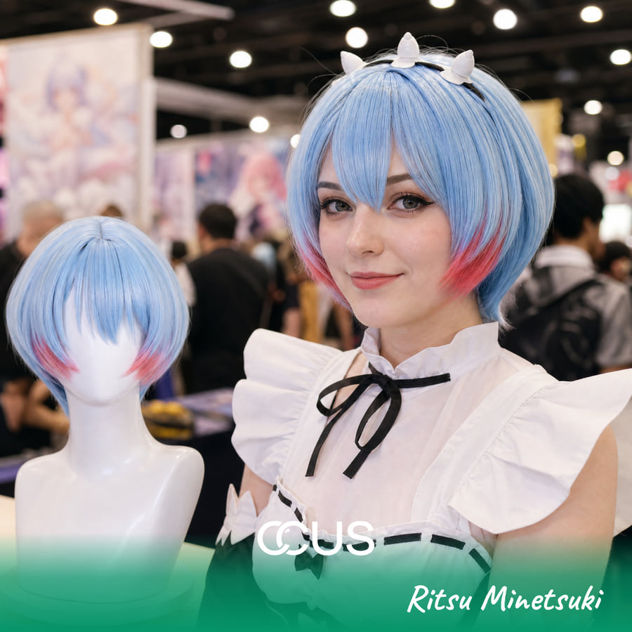 Ritsu Minetsuki Cosplay Wig