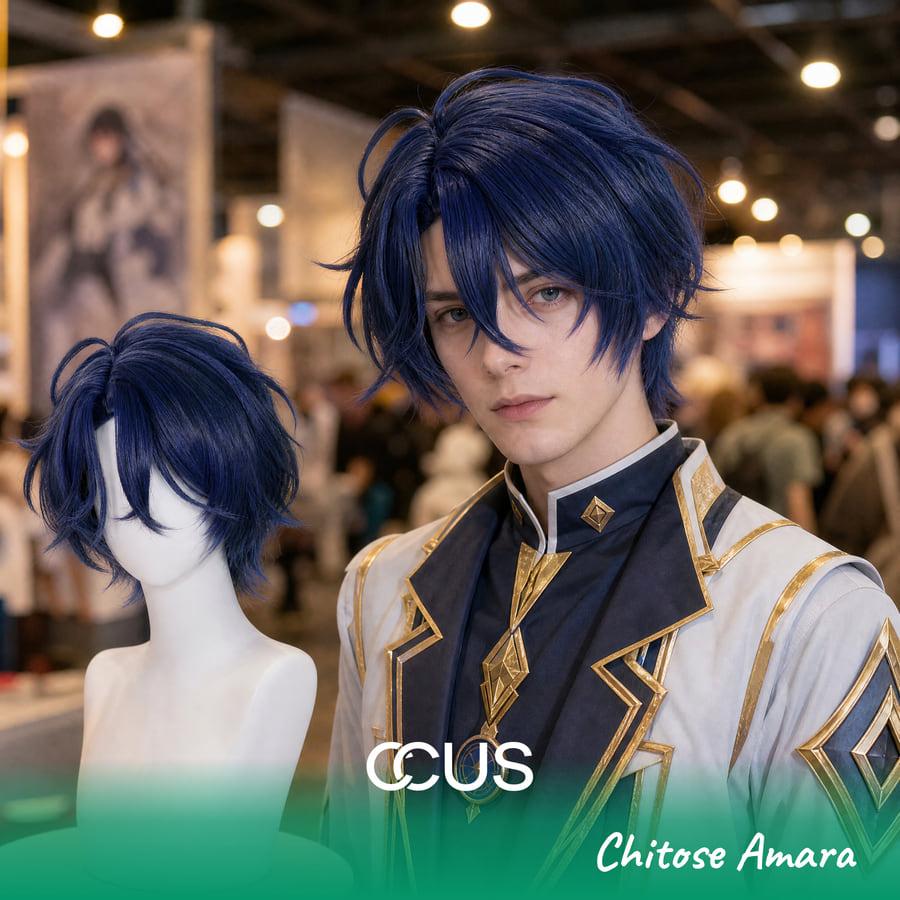 Chitose Amara Cosplay Wig - Ccus Eyewear · Premium Colored Contacts Chitose Amara Cosplay Wig