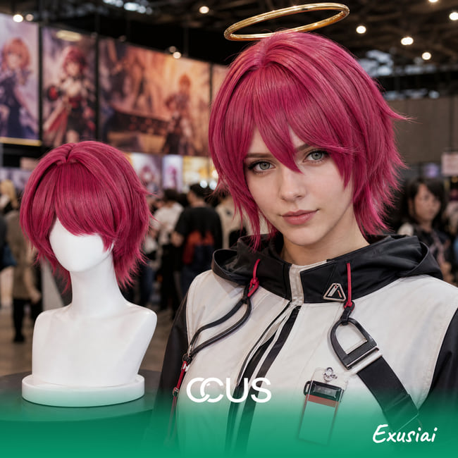 AK : Exusiai Cosplay Wig