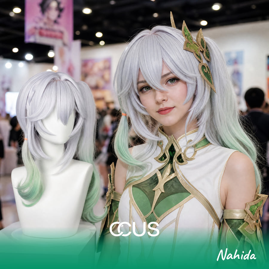 Gi : Nahida Cosplay Wig