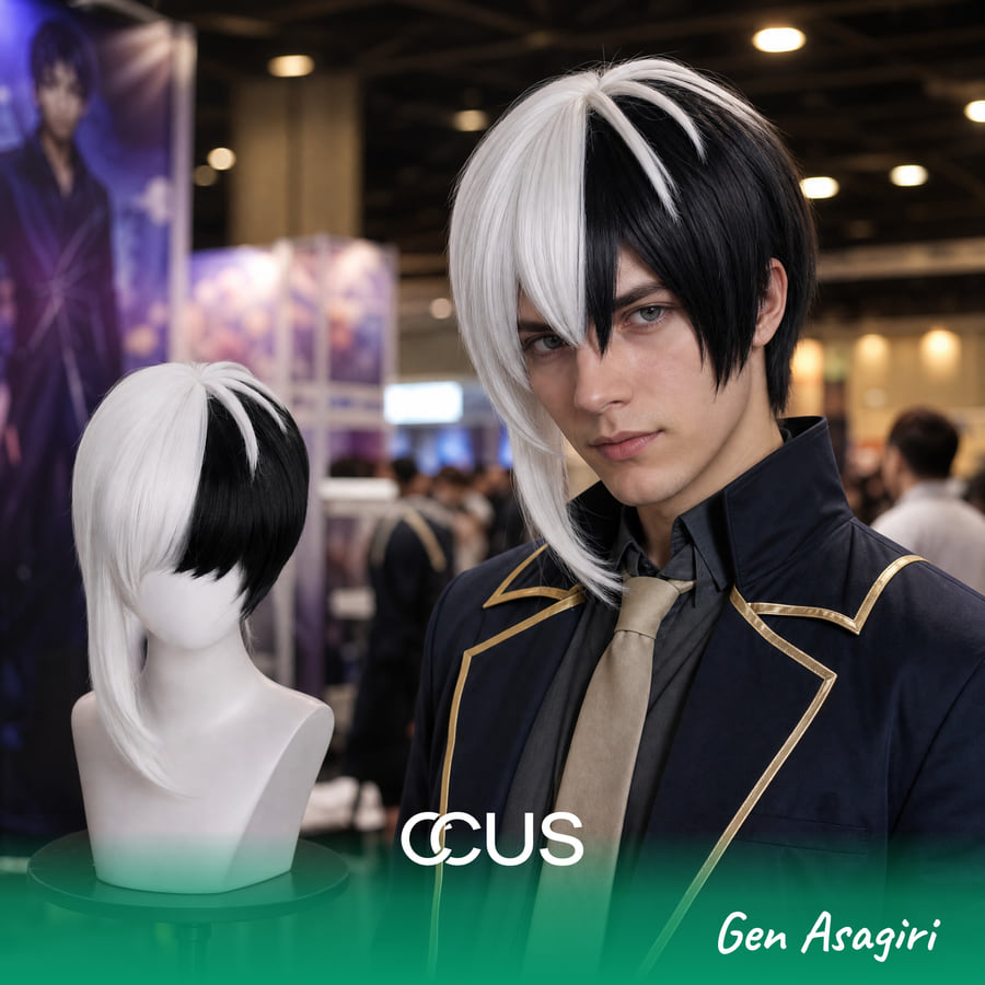 Gen Asagiri Cosplay Wig - Ccus Eyewear · Premium Colored Contacts Gen Asagiri Cosplay Wig