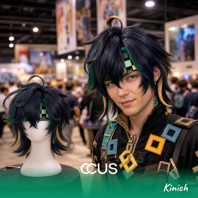 GI : Kinich Cosplay Wig