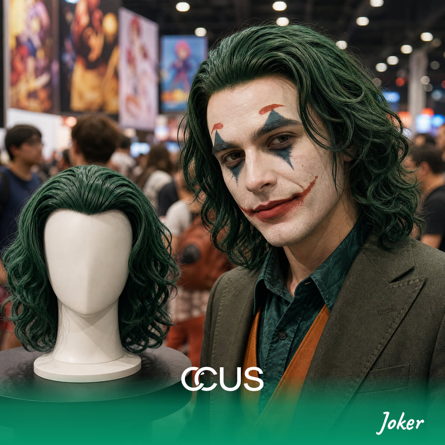 Joker Cosplay Wig - Ccus Eyewear · Premium Colored Contacts Joker Cosplay Wig