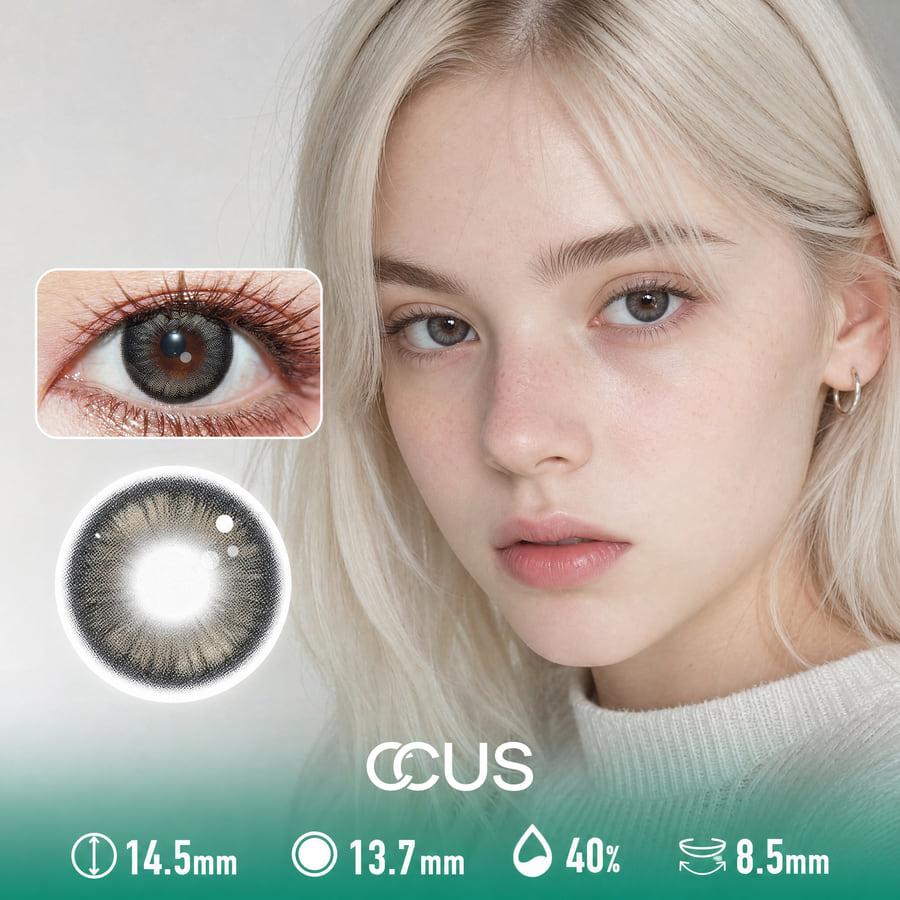 Dawn Bruges Grey Contact Lenses