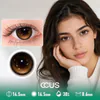 Sunlit Linen Amber Brown Contact Lenses - Ccus Eyewear · Premium Colored Contacts Sunlit Linen Amber Brown Contact Lenses