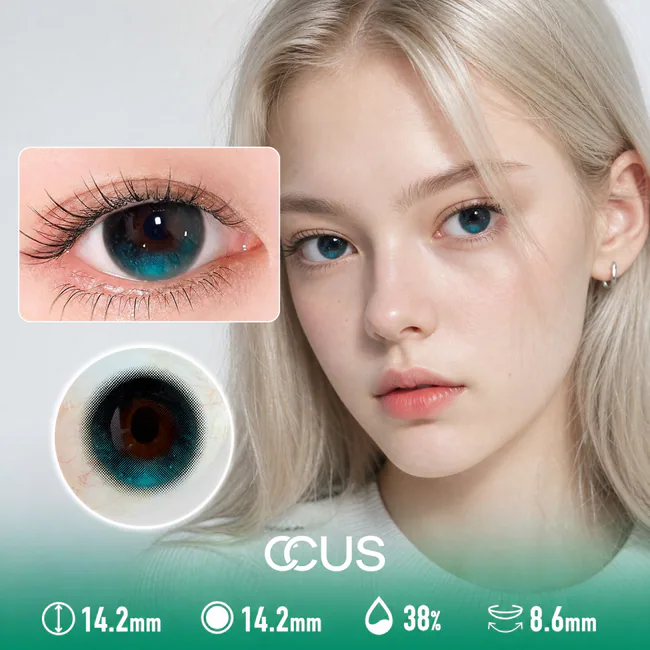 Home - Ccus Eyewear · Premium Colored Contacts Spring Mist Lake Blue Contact Lenses