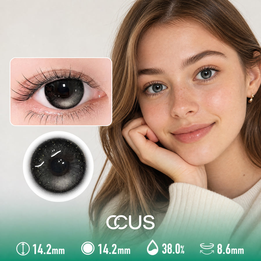 Dusk Charcoal Grey Contact Lenses - Ccus Eyewear · Premium Colored Contacts Dusk Charcoal Grey Contact Lenses