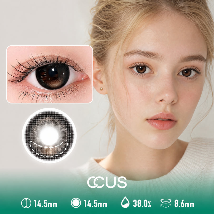 Moonlit Haze Brown Contact Lenses
