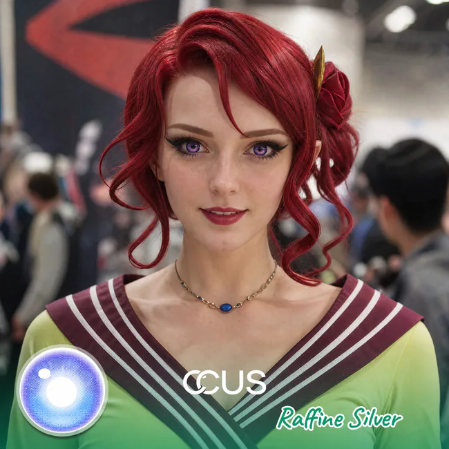 Raffine Silver Cosplay Contact Lenses | CCUS Eyewear