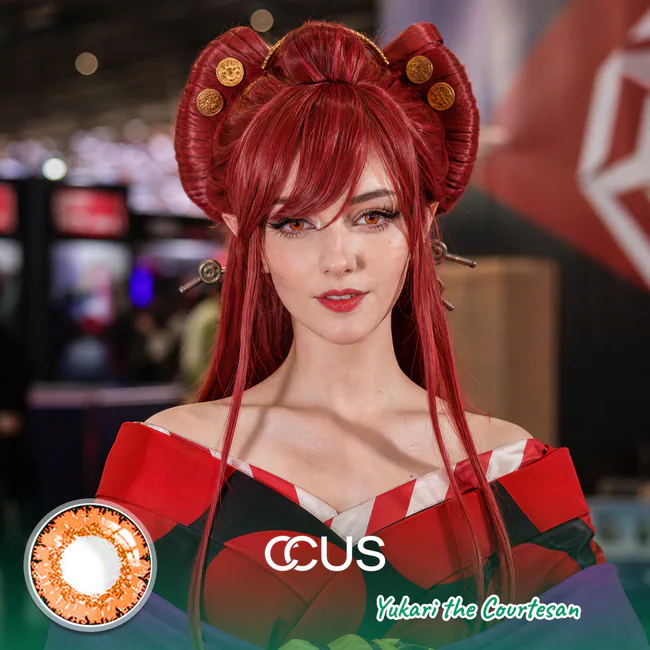 Yukari the Courtesan Cosplay Contact Lenses | CCUS Eyewear