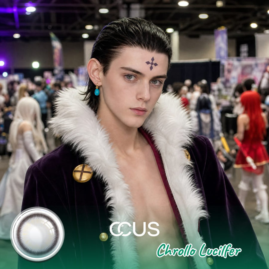 Hxh : Chrollo Lucilfer Cosplay Grey Contact Lenses | Ccus Eyewear