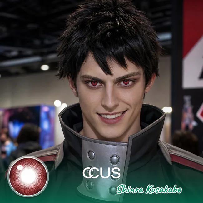 Shinra Kusakabe Cosplay Contact Lenses | CCUS Eyewear
