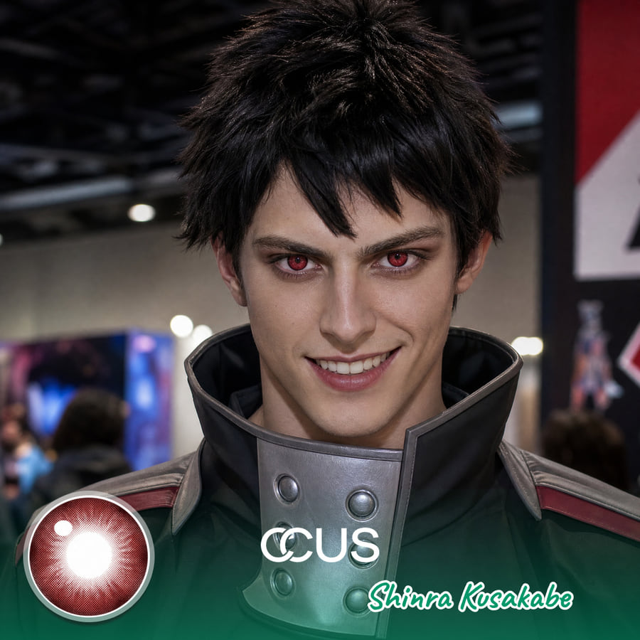 Shinra Kusakabe Cosplay Contact Lenses | Ccus Eyewear