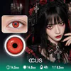 Festival Red Party Contact Lenses