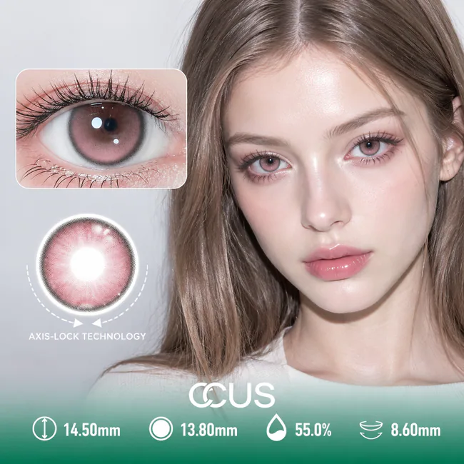 Cocoa Satin Pink Contact Lenses