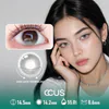 Vinyl Frost Smoke Grey Contact Lenses