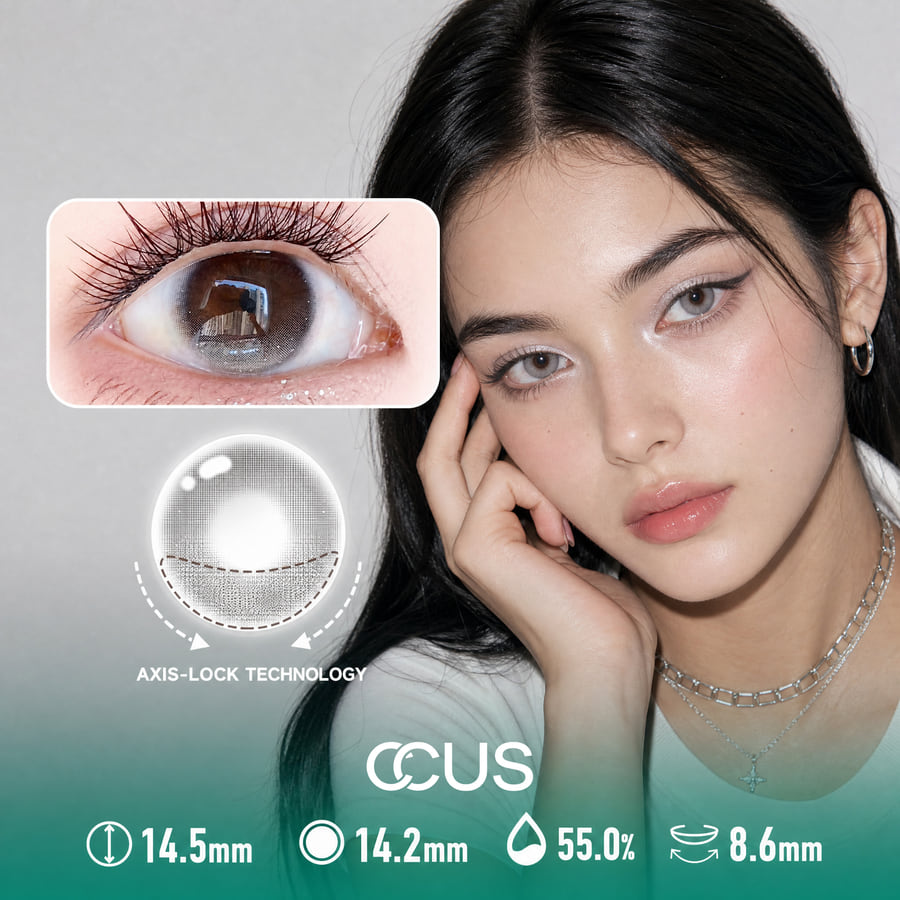 Vinyl Frost Smoke Grey Contact Lenses - Ccus Eyewear · Premium Colored Contacts Vinyl Frost Smoke Grey Contact Lenses