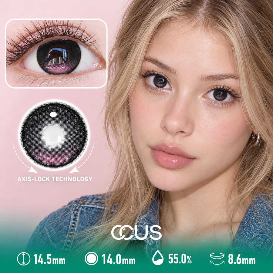 Frosted Pop Pink White Contact Lenses - Ccus Eyewear · Premium Colored Contacts Frosted Pop Pink White Contact Lenses