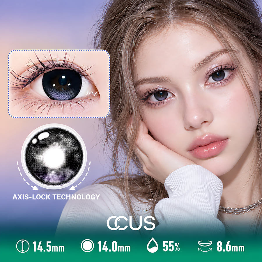 Satin Haze Purple Contact Lenses