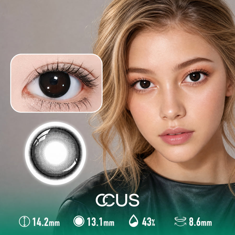 Candlelit Gala Onyx Black Contact Lenses - Ccus Eyewear · Premium Colored Contacts Candlelit Gala Onyx Black Contact Lenses