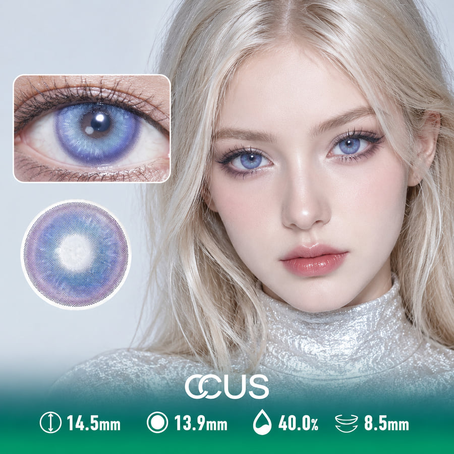 Opal Serene River Blue Contact Lenses
