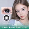 Flashback Black And Pearl White Contact Lenses