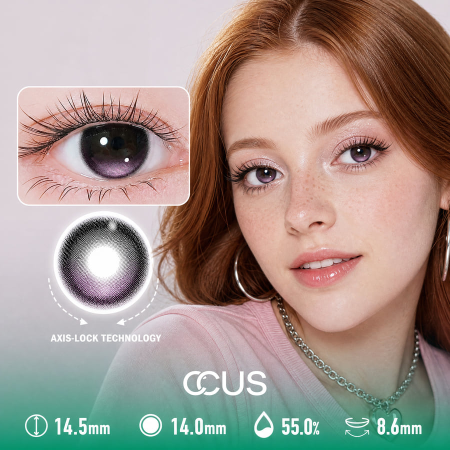 Blackberry Frost Rose Pink Contact Lenses