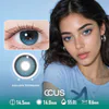Harbor Lull Azure Blue Contact Lenses