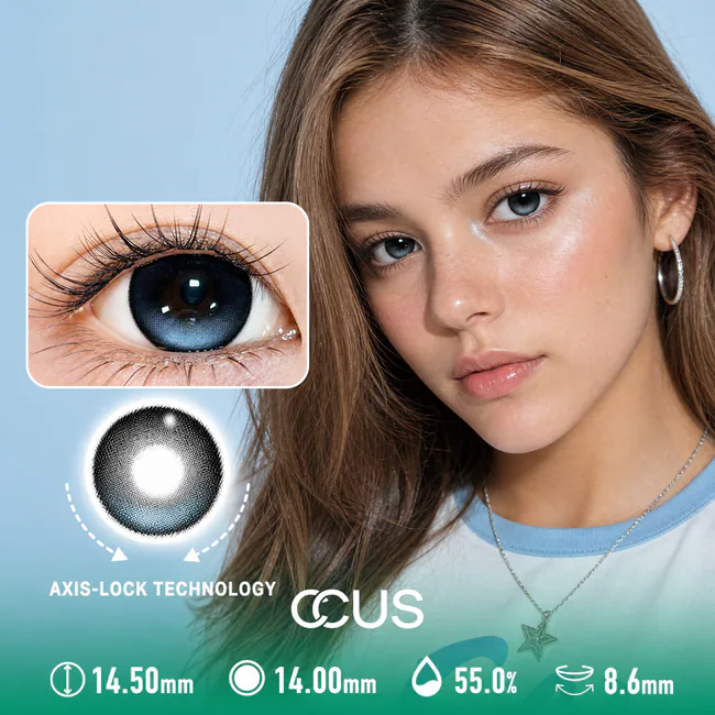Tidal Whisper Azure Blue Contact Lenses